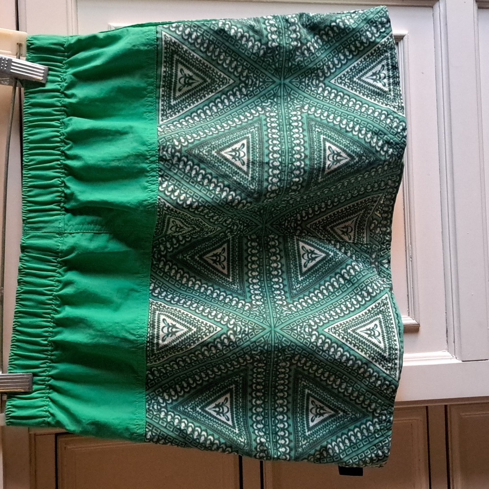Patagonia Aztec Baggies Mini Nylon Skirt With Pockets Green Size Small NWOT - Picture 3 of 8